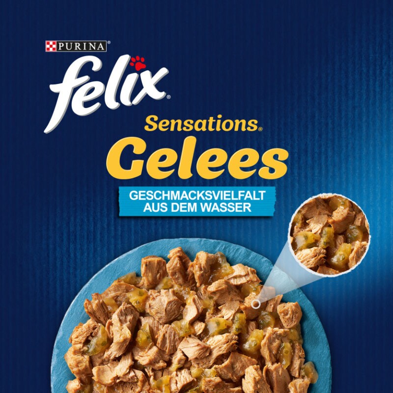 Felix Sensations Gelees 12x85g Geschmacksvielfalt aus dem Wasser