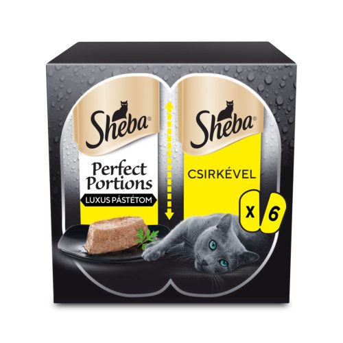 Sheba macska tálka MP csirke 6x37,5g