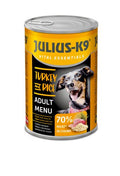 Julius K9 kutya konzerv adult pulyka&rizs 12x1240g