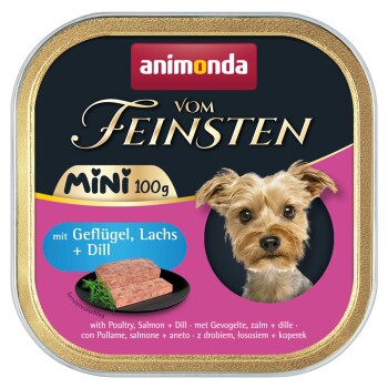 animonda Vom Feinsten Adult Mini 32x100 g Geflügel und Lachs
