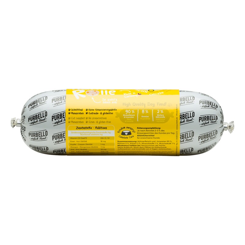 Purbello HundeRolle 8x800g Rind