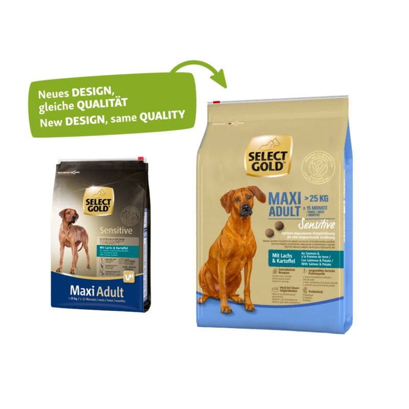 SELECT GOLD Sensitive Adult Maxi Pferd und Tapioka 4 kg