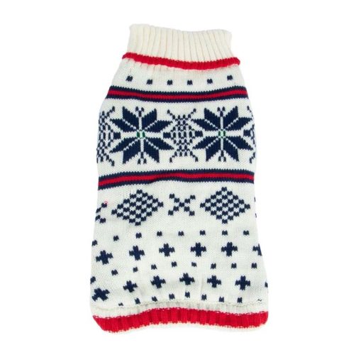 PAW karácsonyi kutyapulóver Snowflake S