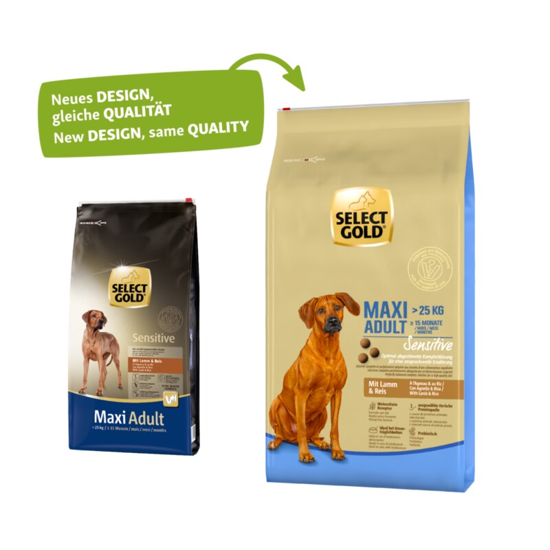 SELECT GOLD Sensitive Adult Maxi Pferd und Tapioka 4 kg