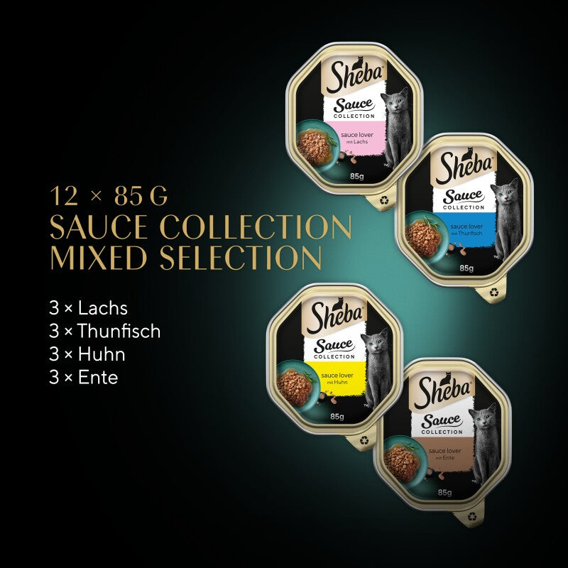 Sheba Multipack Sauce Collection Feine Vielfalt MSC 12x85 g
