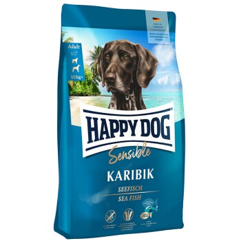 HAPPY DOG Sensible Trockenfutter Hund Adult, Karibik 11 kg