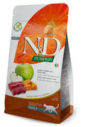 N&D Grain Free szarvas&alma sütőtökkel adult száraz macskaeledel  300g