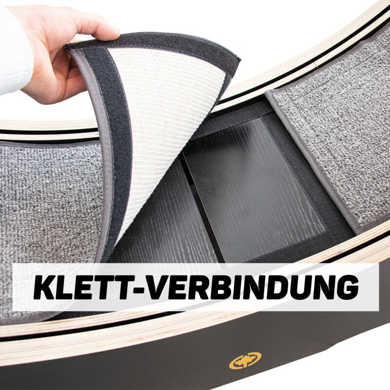 Canadian Cat Company Katzenlaufrad aus Holz XL schwarz