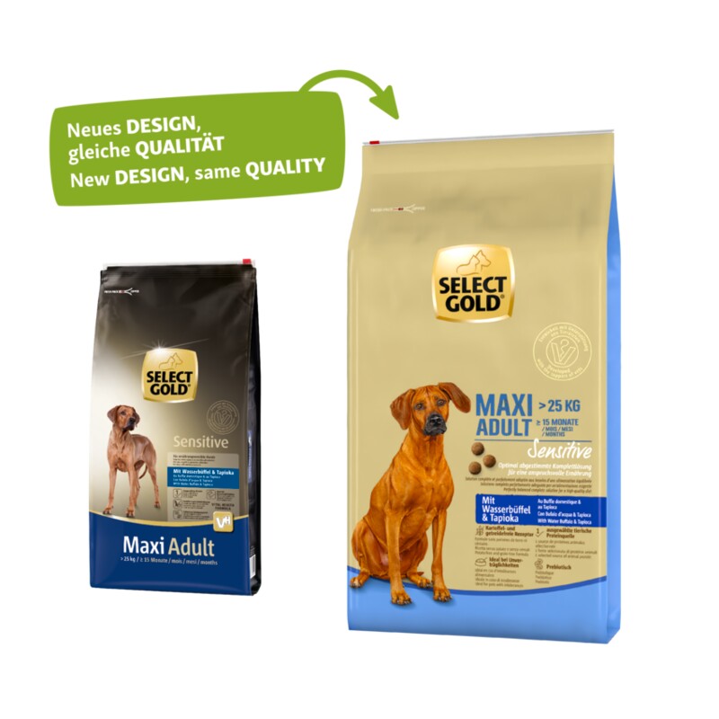 SELECT GOLD Sensitive Adult Maxi Pferd und Tapioka 4 kg