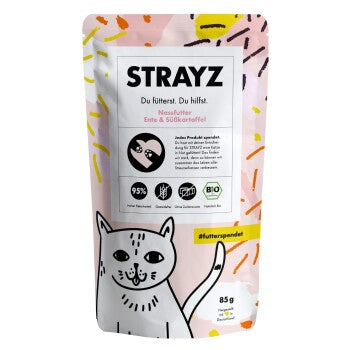 STRAYZ BIO 14x85g Gans und Kürbis