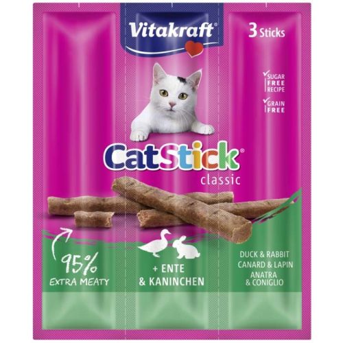 Vitakraft Stick macska jutalomfalat kacsa&nyúl 3x18g