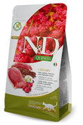 N&D Quinoa Urinary száraz macskaeledel kacsa 300g