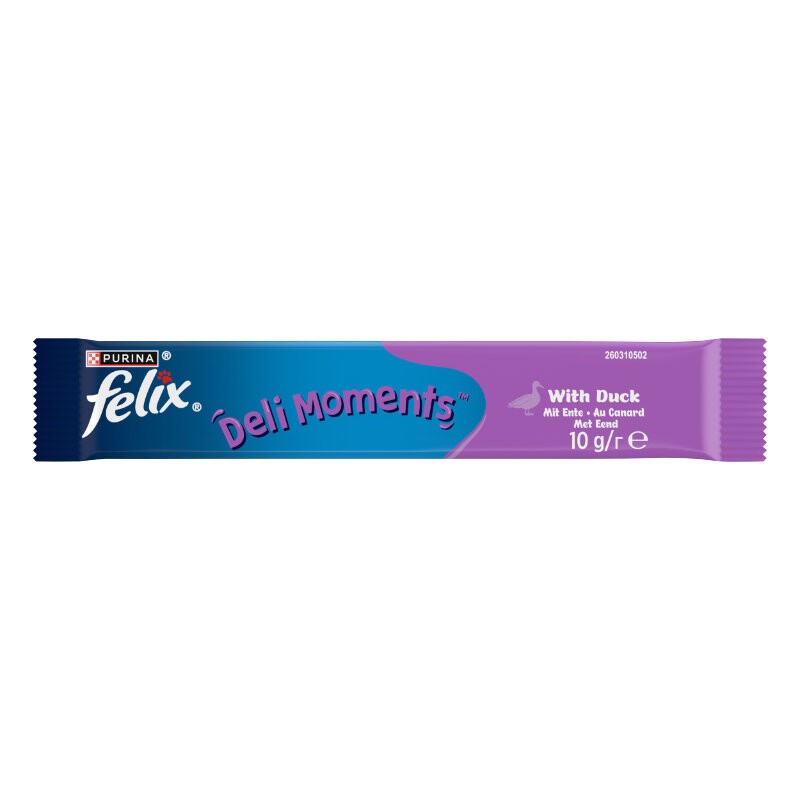 Felix Katzensnack Deli Moments 4 x 10 g Ente