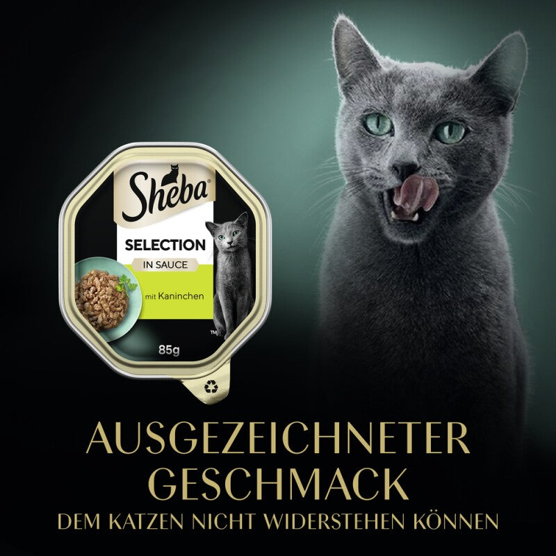 Sheba Selection in Sauce 22x85 g Kalb und Truthahn