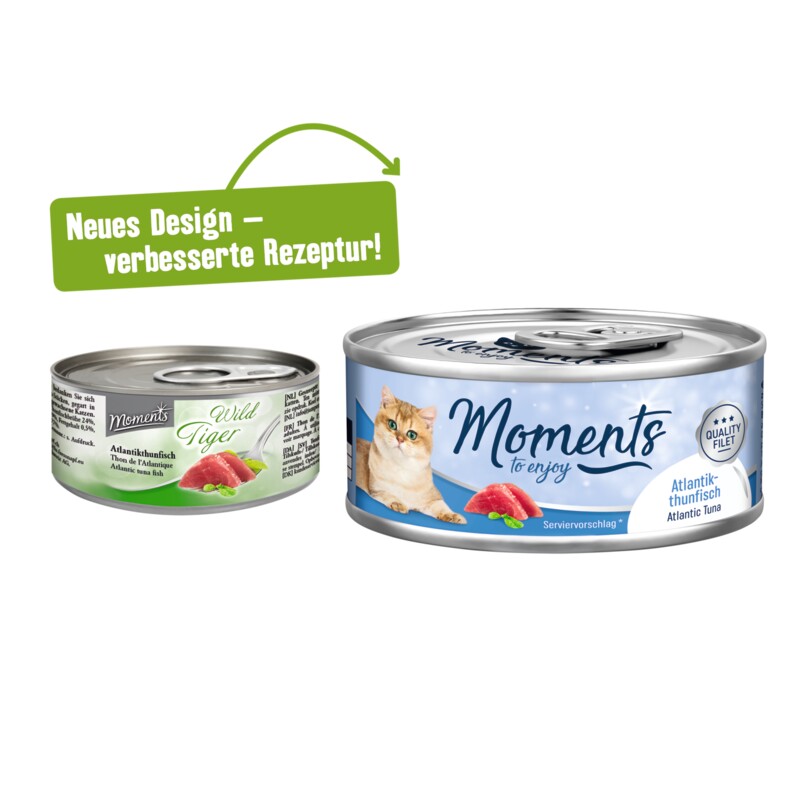 MOMENTS Adult Huhn mit Lachs und Spinat 12x70 g