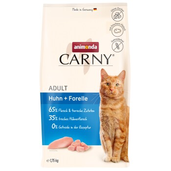 animonda Carny Trockenfutter Katze Adult Huhn und Forelle 350 g