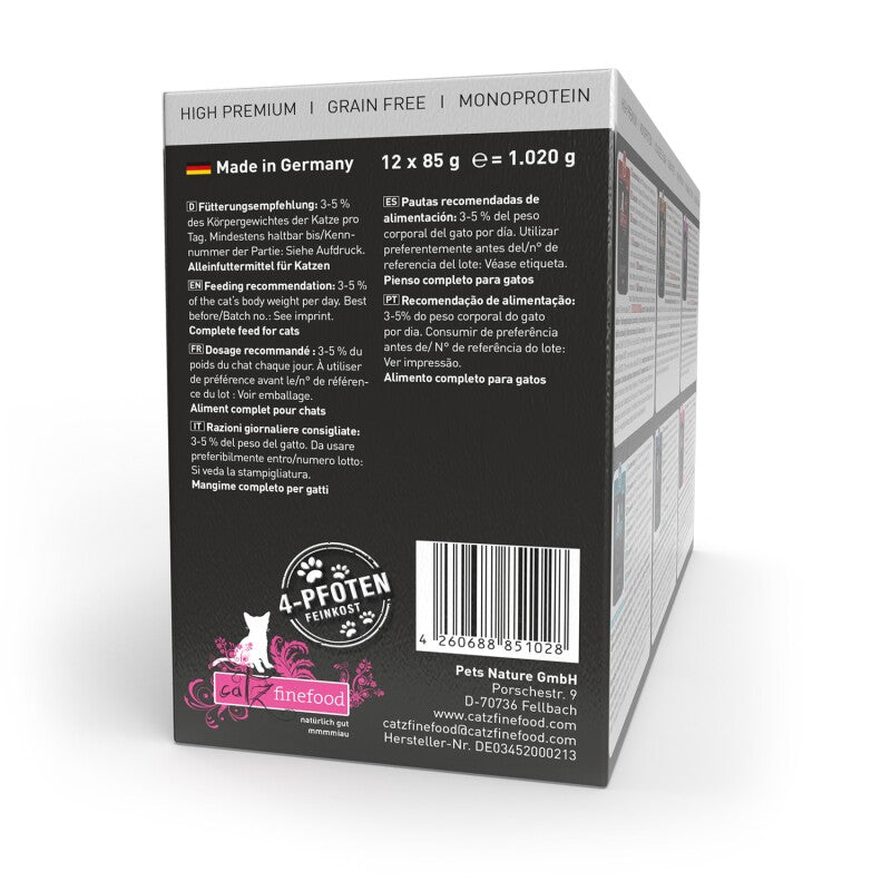 Catz finefood Nassfutter Katze Purrrr Collection I Adult Multipack 12x85 g