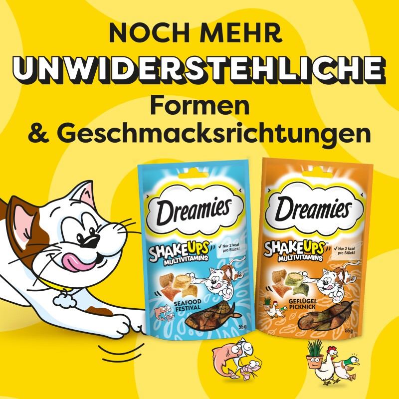 Dreamies ShakeUps 6x55g Chicken Picknick