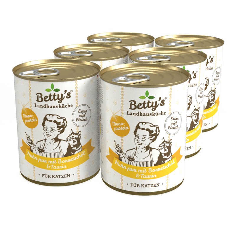 Betty's Landhausküche Hühnchen Pur 6x200 g