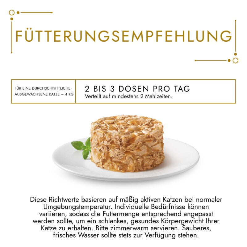 GOURMET Gold Raffiniertes Ragout Katzennassfutter Sorten-Mix 96x85g