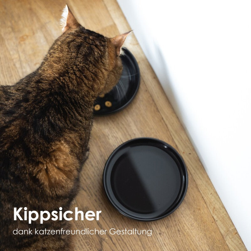 LucyBalu BOWL Porzellan Katzennapf weiß