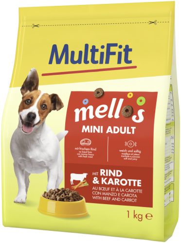 MultiFit száraz kutyaeledel Mellos mini marha 1kg