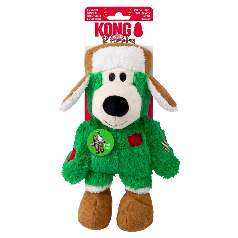KONG Holiday Wild Knots Bear Assorted Md/Lg