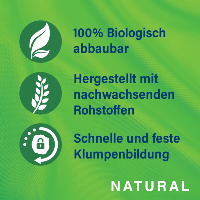 CATSAN Natural Klumpstreu 8 l