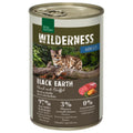 REAL NATURE WILDERNESS Nassfutter Katze, Adult Black Earth, Rind und Büffel 6x400 g