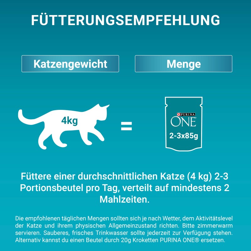 Purina ONE Sensitive mit Huhn & Karotten 26x85g