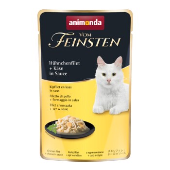 animonda Vom Feinsten 18x50g mit Hühnchenfilet und Entenbrust, in Sauce