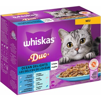 Whiskas Duo Multipack Ocean Delights in Gelee 12 x 85g