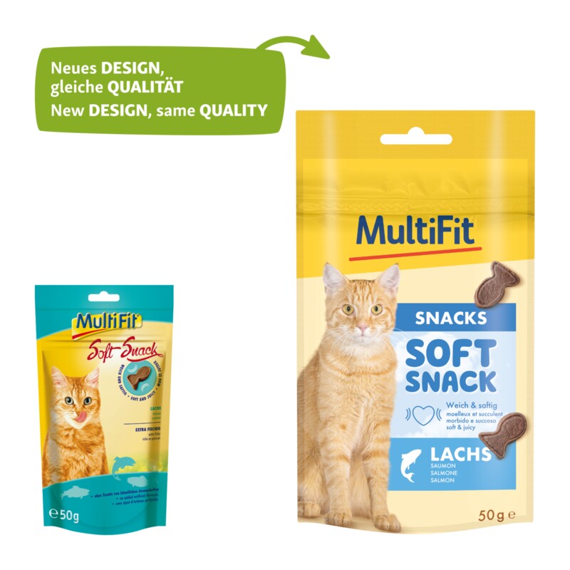 MultiFit Soft Snack 7x50g Lachs