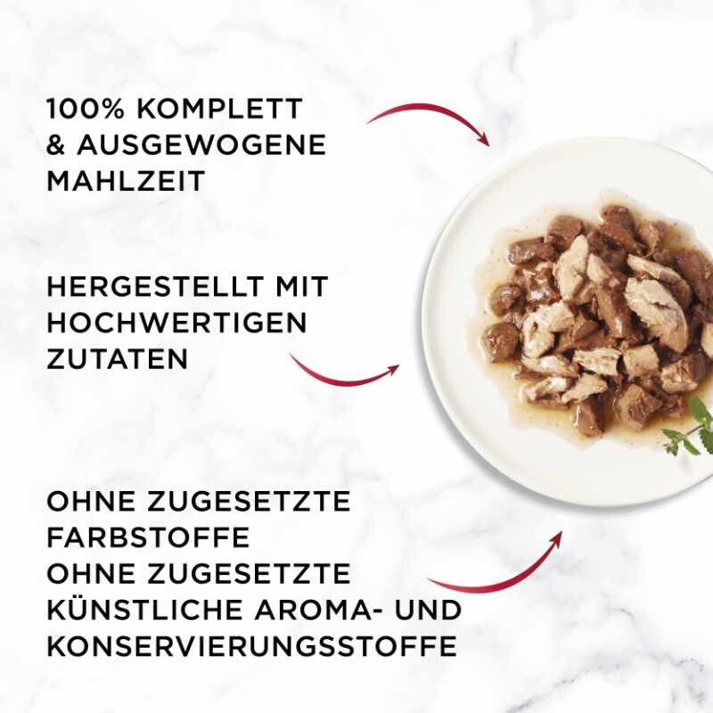 GOURMET Mon Petit Intense 8x6x50g mit Ente, Huhn, Truthahn