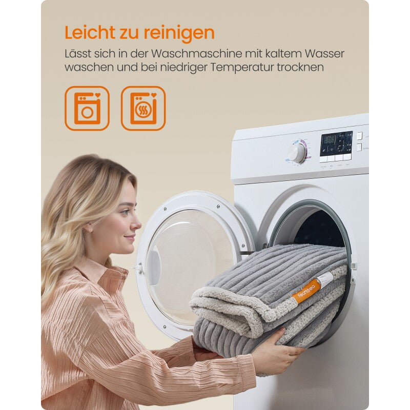 FEANDREA Hundedecke, wasserdichte Decke, beidseitig verwendbar, waschbar S