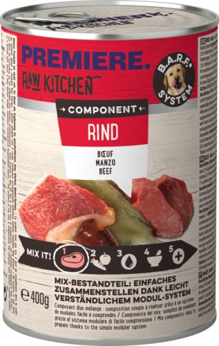 Premiere Raw Kitchen kutya konzerv marha 6x400g