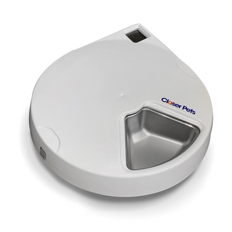 Closer Pets Edelstahlnäpfe x5, für Futterautomat für 5 Mahlzeiten (464)