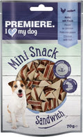 Premiere Mini Sandwich kutya jutalomfalat csirke&hal 70g