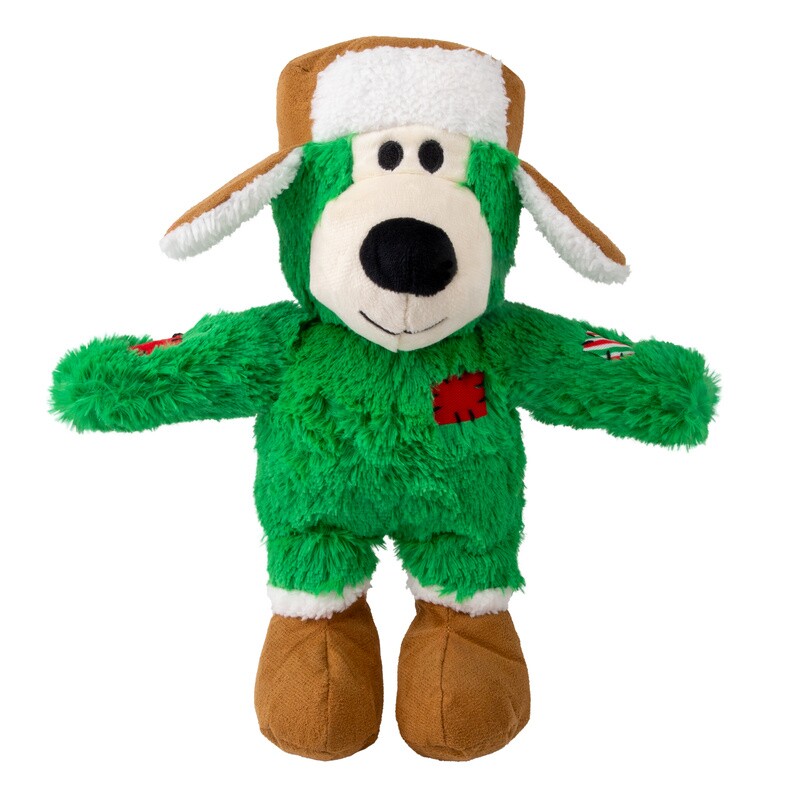 KONG Holiday Wild Knots Bear Assorted Md/Lg