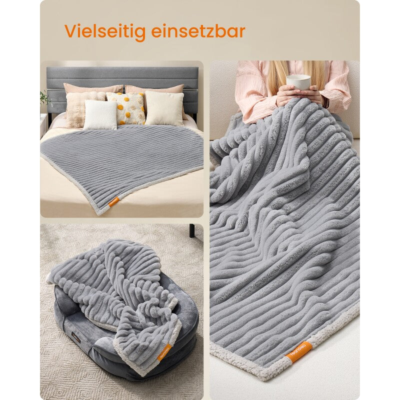 FEANDREA Hundedecke, wasserdichte Decke, beidseitig verwendbar, waschbar S