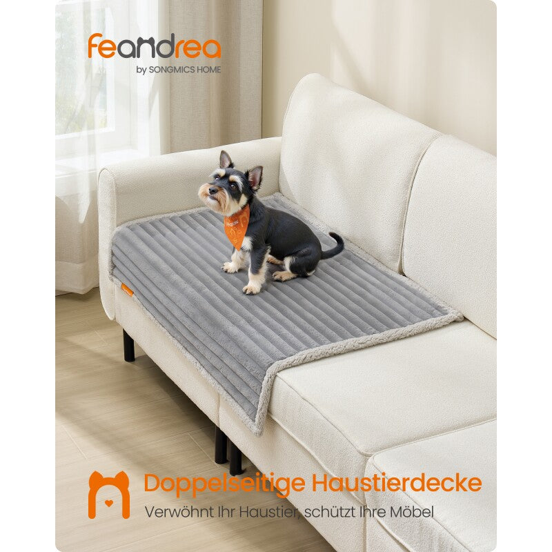 FEANDREA Hundedecke, wasserdichte Decke, beidseitig verwendbar, waschbar S