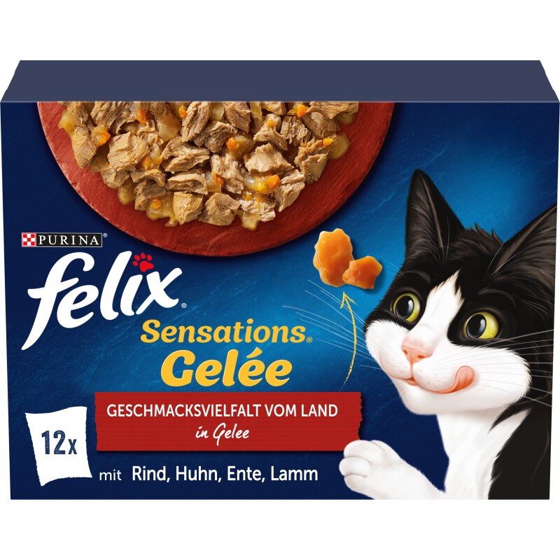 Felix Sensations Gelees 12x85g Geschmacksvielfalt aus dem Wasser