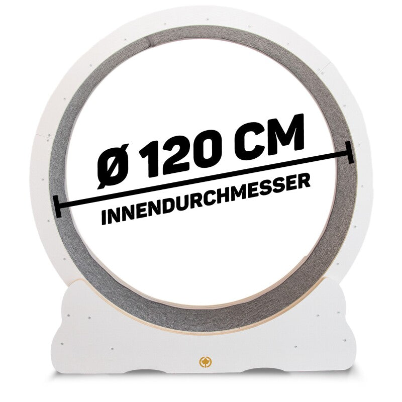Canadian Cat Company Katzenlaufrad aus Holz XL schwarz