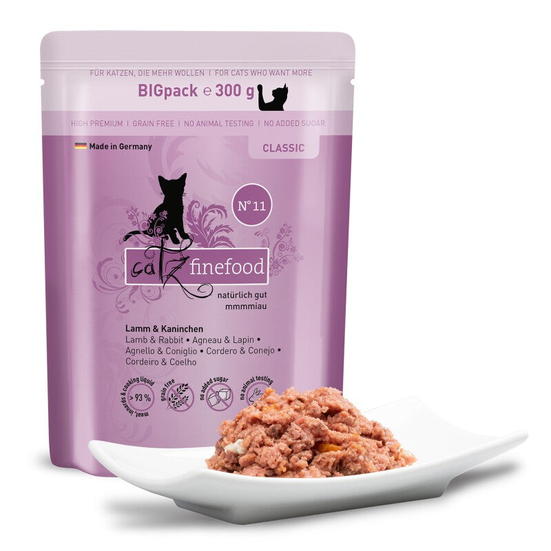 Catz finefood Nassfutter Katze Classic Adult No. 25 Huhn und Thunfisch 6x300 g