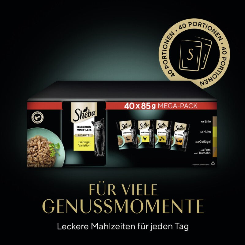 Sheba Selection in Sauce 40x85g