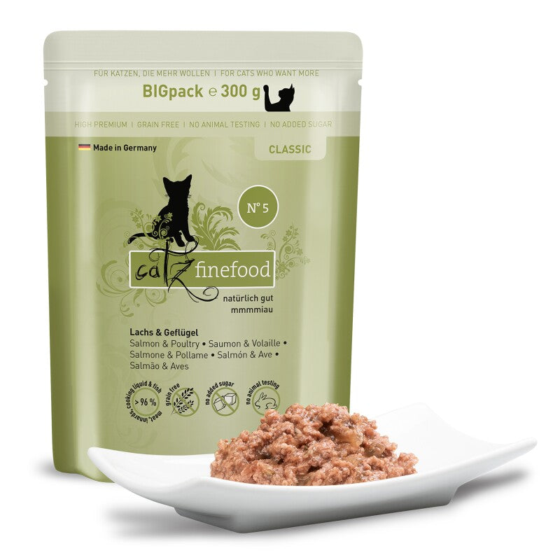Catz finefood Nassfutter Katze Classic Adult No. 25 Huhn und Thunfisch 6x300 g
