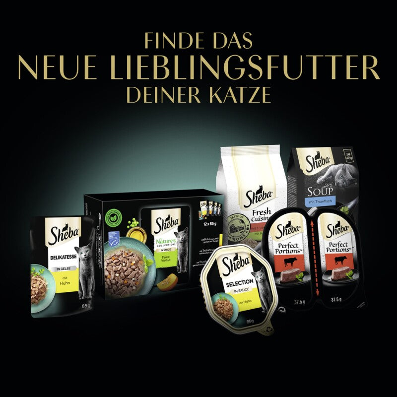 Sheba Selection in Sauce 22x85 g Kalb und Truthahn