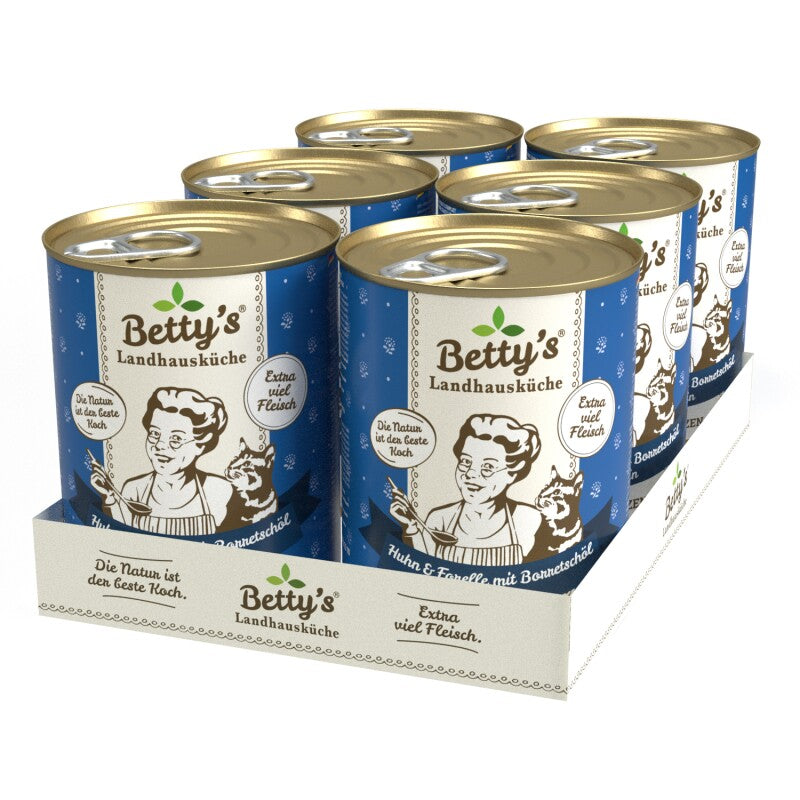 Betty's Landhausküche Huhn und Forelle 6x200 g