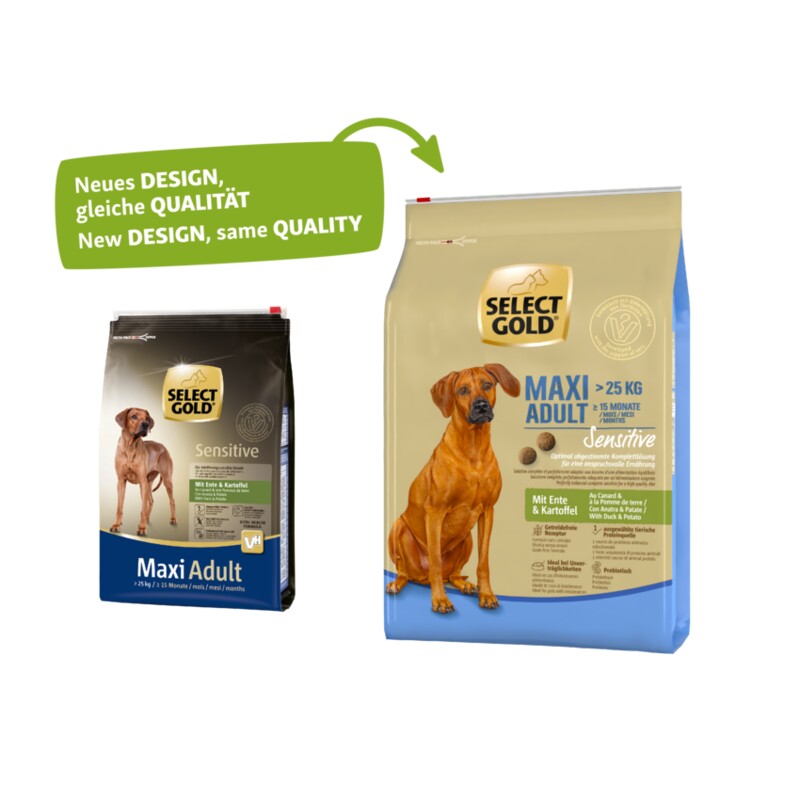SELECT GOLD Sensitive Adult Maxi Pferd und Tapioka 4 kg