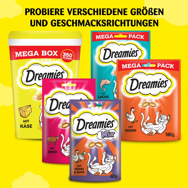 Dreamies Mix 6x60g Käse und Rind